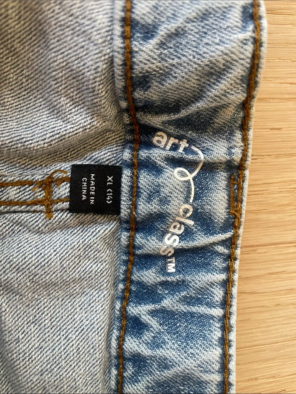 Target Light Wash Denim Cargo Shorts for Kids